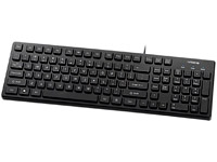 KR-6401-BK Chocolate Key Style New Slim Keyboard