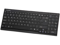 RF-6490-BK Cordless 2.4GHz Compact  Keyboard
