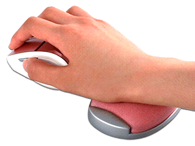  The glided Mouse Wrist-rest IR-1061 is special design that supporting to 