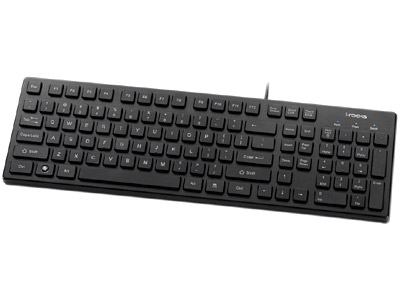 KR-6401-BK Chocolate Key Style New Slim Keyboard
