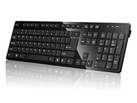 IRK01BN-BK Slim Bluetooth 3.0 Keyboard with Chiclet-like key shape