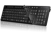 IRK01WN-BK Slim Keyboard with Chiclet-like key shape
